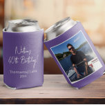 Custom Photo Birthday Party Favour Personalised Pi Can Cooler<br><div class="desc">Celebrate in style with our custom photo can cooler! Perfect for birthday party favours,  featuring your personalised picture and modern script design. A fun,  memorable keepsake for your guests!</div>