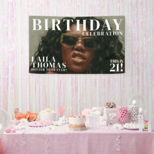 Custom Photo Birthday Party Magazine Cover Welcome Banner