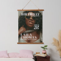 Custom Photo Birthday Party Magazine Cover Welcome