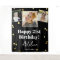 Custom Photo Birthday Party Modern Gold Backdrop
