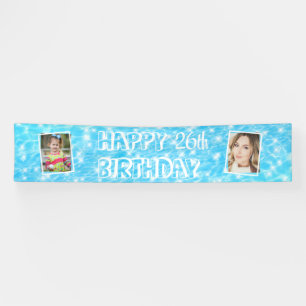 Custom photo Birthday pool party beach party water Banner