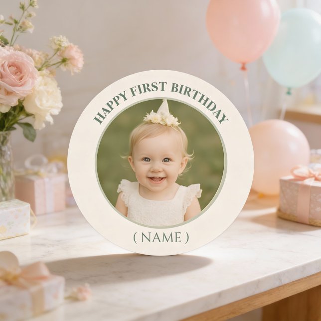 Custom Photo Birthday Sticker - Personalised Happy (Creator Uploaded)