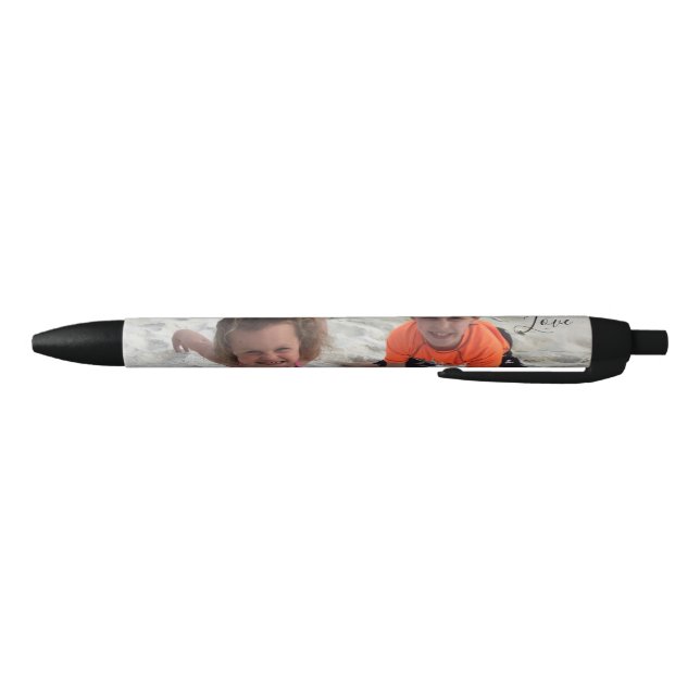Custom Photo Black Ink Pen (Bottom)
