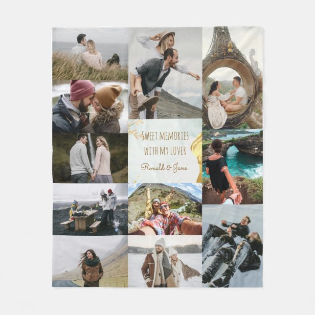 Custom Photo Blanket | Personalised Cosy Throw  (Front)