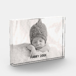 Custom Photo Block   Black Text Overlay
