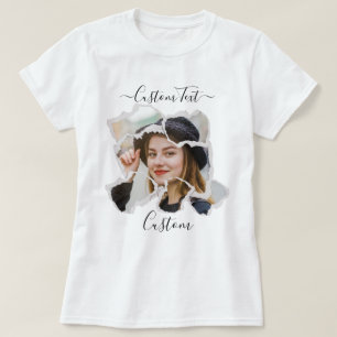 Custom Photo Bootleg Vintage Style Personalised T-Shirt