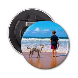 Custom Photo Bottle Opener with Your Pet Photos
