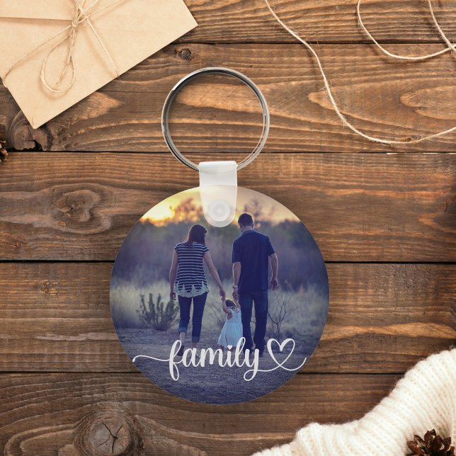 Custom Photo Brush Script Family with Heart Key Ring (Creator Uploaded)