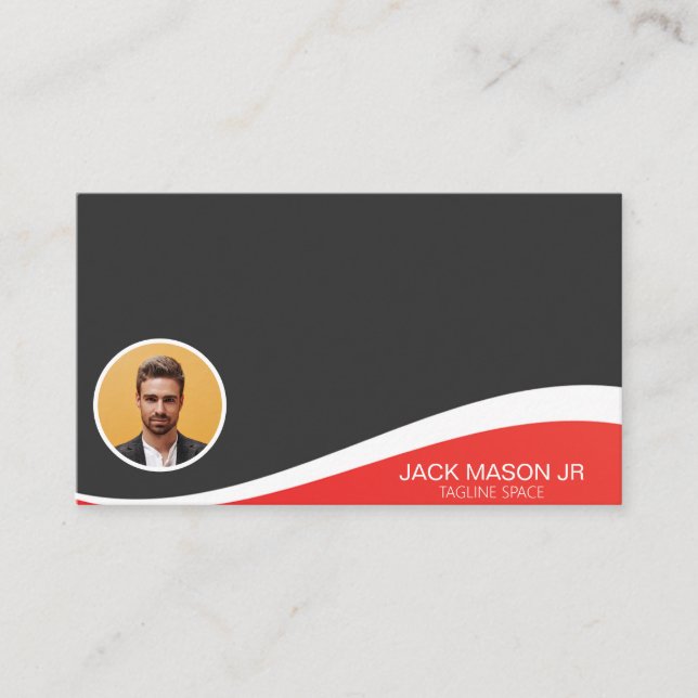 Custom  Photo Business Card  (Front)