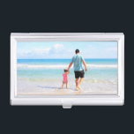 Custom Photo Business Card Case Your Photo Design<br><div class="desc">Custom Photo Business Card Cases - Your Own Design - Special - Personalised Family / Friends or Personal Gift - Add Your Photo / or Text - Resize and move or remove and add elements / image with Customisation tool. You can transfer this design to more than 1000 Zazzle products....</div>