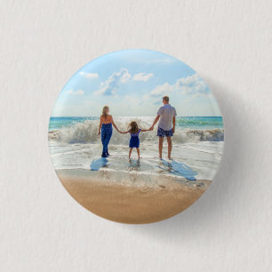 Custom Photo Button Your Favourite Family Photos
