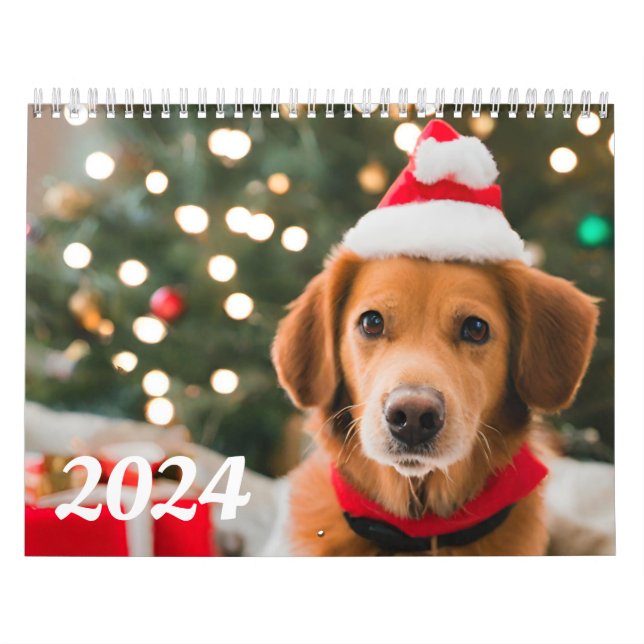 Custom Photo Calendar - Dog, Pets, Family (Cover)