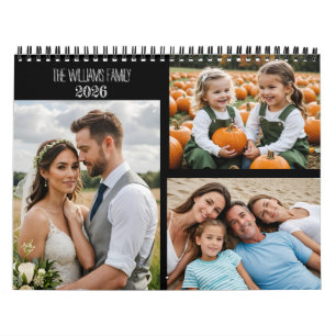 Custom Photo Calendar – Full-Page Monthly Photos,
