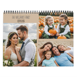 Custom Photo Calendar – Full-Page Monthly Photos, 