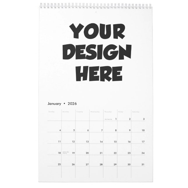 Custom Photo Calendar – Personalised Family Gift (Jan 2026)