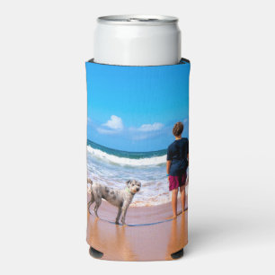 Custom Photo  Can Cooler Gift Your Favotite Photos