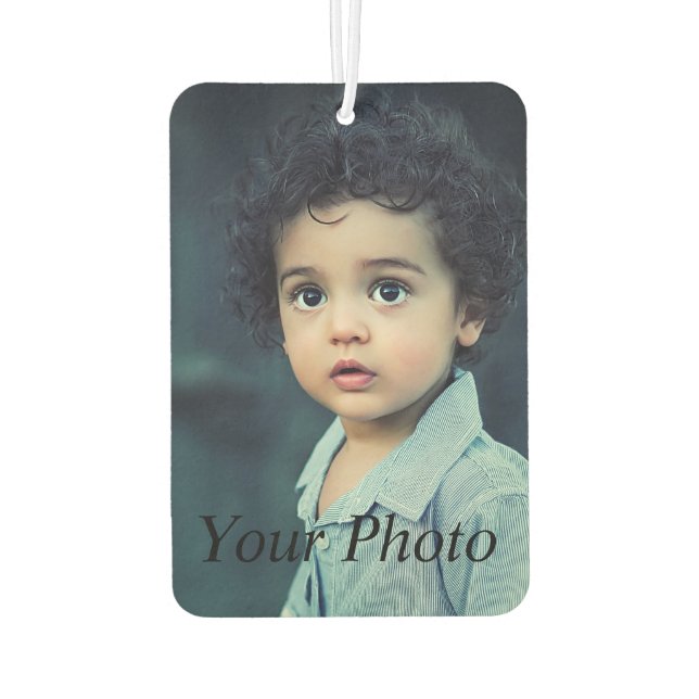 Custom Photo Car Air Freshener (Back)