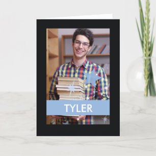 Custom Photo Card, and Name Graduation Congratulat Card