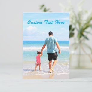 Custom Photo Card with Your Photos and Text