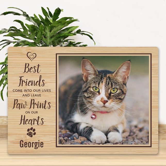 Custom Photo Cat Pet Memorial Plaque (Creator Uploaded)