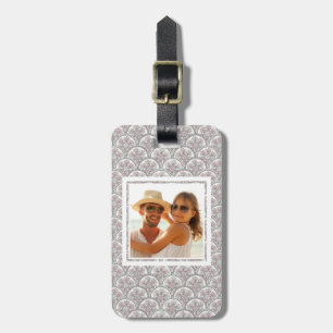 Custom Photo Centle Vintage Pattern Luggage Tag