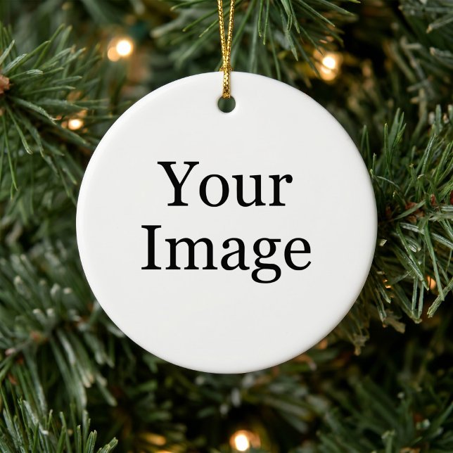 Custom Photo Ceramic Ornament (Creator Uploaded)