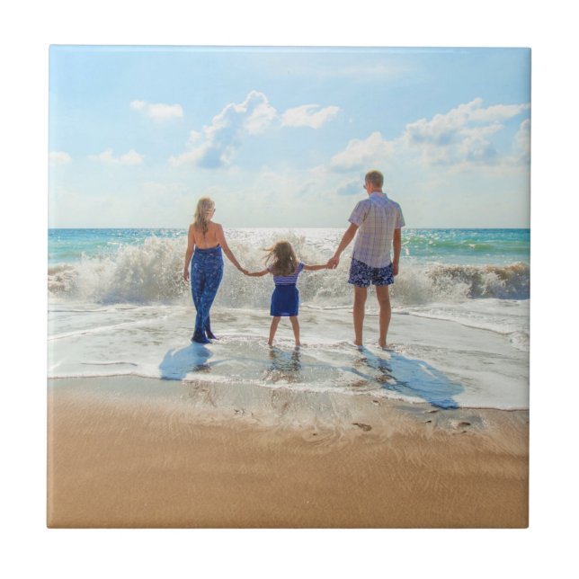 Custom Photo Ceramic Tile Your Design - Summer (Front)