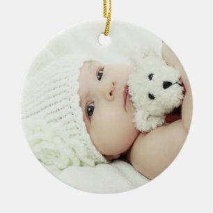 Custom Photo Ceramic Tree Decoration