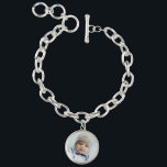 Custom Photo Charm Bracelet<br><div class="desc">Create your own personalised photo gift by add your own photo, from your beloved family photo to your adorable pet photo, to make your design unique.
Please Note: Photos shown on product are sample photos with watermark for presentation purposes only.</div>