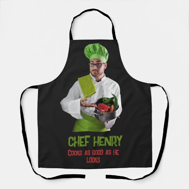 Custom Photo Chef  Apron (Front)