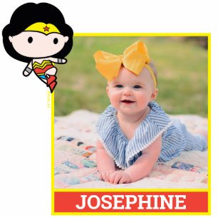 Custom Photo Chibi Wonder Woman Standing Photo Sculpture