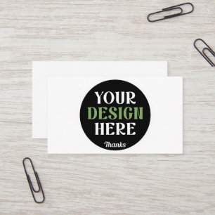 Custom Photo Christmas Decor   Unique Business Card