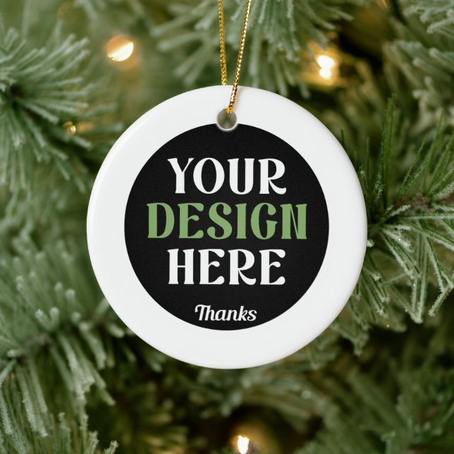 Custom Photo Christmas Decor | Unique Ceramic Tree Decoration (Tree)