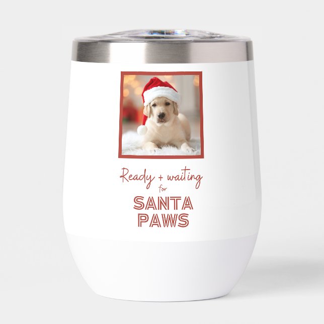 Custom Photo, Christmas Dog Santa Paws  (Front)