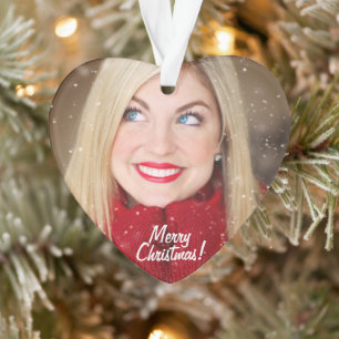 Custom Photo Christmas Gift - Acrylic Ornament