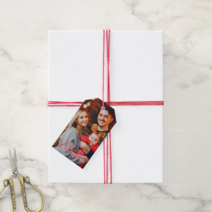 Custom Photo Christmas Gift Tags