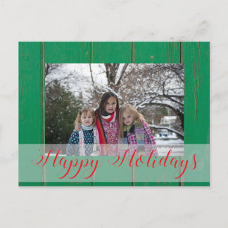 Custom Photo Christmas Holiday Postcard