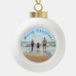 Custom Photo Christmas Ornament Your Family Gift
