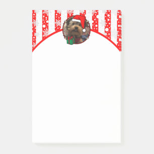 Custom Photo Christmas Santa Hat Pet HO HO HO Post-it Notes