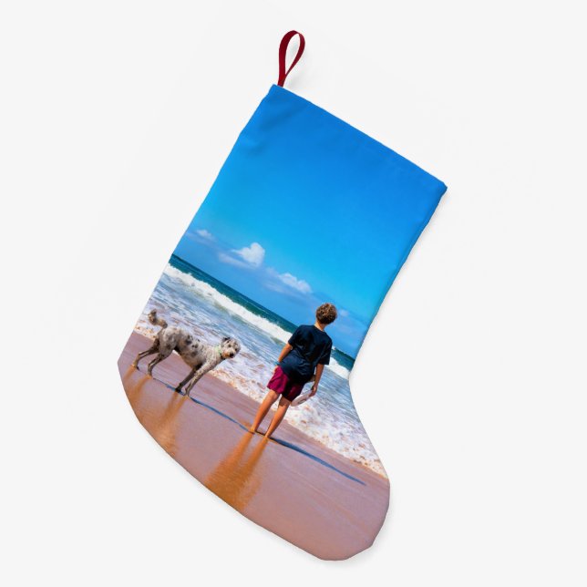 Custom Photo Christmas Stocking Your Pet Photos (Front (Hanging))