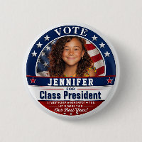 Custom Photo Class President Campaign 