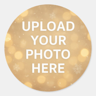 Custom Photo Classic Round Sticker