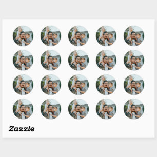 Custom Photo Classic Round Sticker