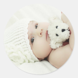 Custom Photo Classic Round Sticker