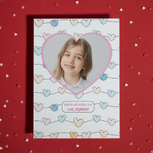 Custom Photo Classroom Valentine's Day Thank You Card