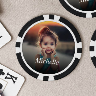 Custom Photo Clay Poker Chips