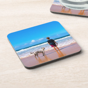 Custom Photo Coaster with Your Pets Photos