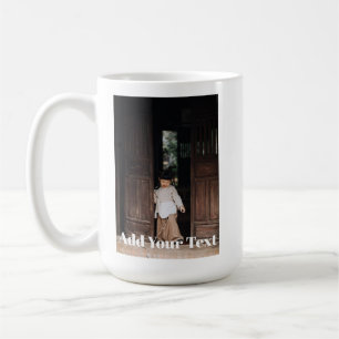 Custom Photo Coffee Add Photo and Text Mug