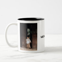Custom Photo Coffee, Add Photo and Text