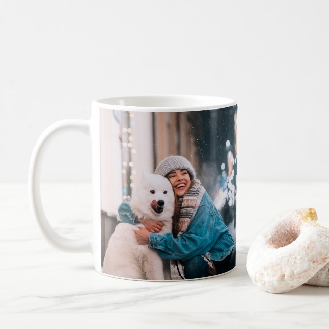 Custom Photo Coffee Mug (With Donut)